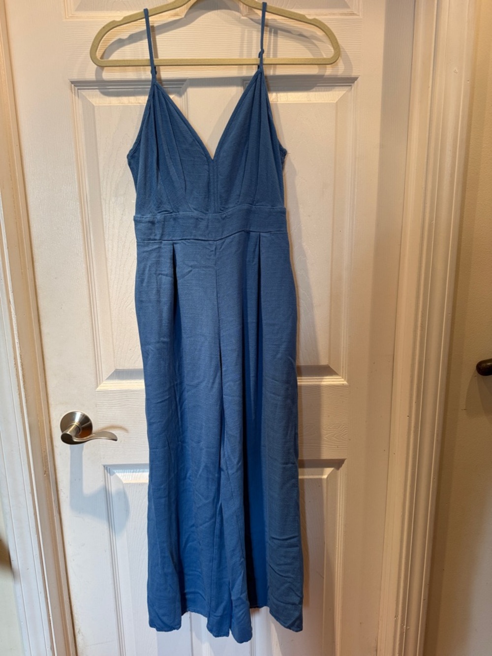 Sienna Sky Blue Wide Leg Jumpsuit